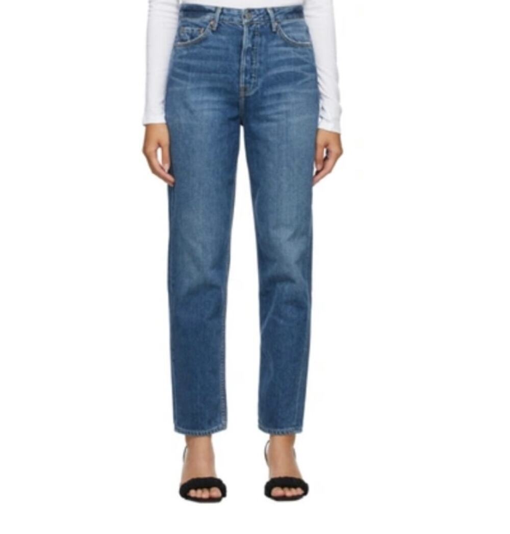 GRLFRND Button Fly Devon High Waist Ankle Boyfriend Jeans Lead Me Back Size 26